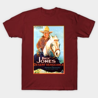Classic Western Movie Poster - Desert Vengance T-Shirt